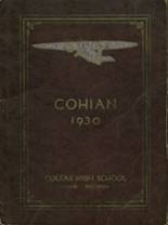 Colfax High School 1930 yearbook cover photo