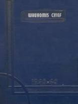 Waukomis High School 1946 yearbook cover photo