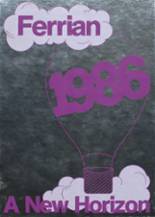 Martins Ferry High School 1986 yearbook cover photo
