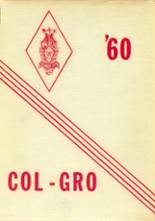 Columbus Grove High School 1960 yearbook cover photo