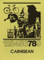 Carrollton High School 1978 yearbook cover photo