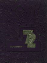 Southern High School 1972 yearbook cover photo