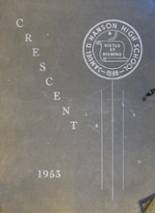 Samuel D. Hanson School 1953 yearbook cover photo