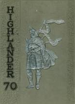 1970 Highland High School Yearbook from Anderson, Indiana cover image