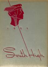 South High School 1953 yearbook cover photo