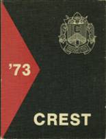 Creston High School 1973 yearbook cover photo