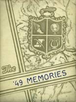 Booneville High School 1949 yearbook cover photo