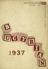 Bucyrus High School 1937 yearbook cover photo