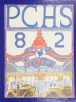 Plymouth Carver High School 1982 yearbook cover photo