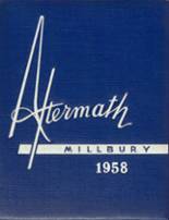 Millbury Memorial High School 1958 yearbook cover photo