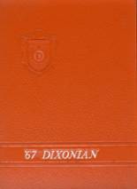 Dixon High School 1967 yearbook cover photo