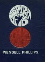 Wendell Phillips High School 1976 yearbook cover photo