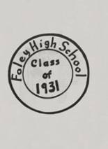 1931 Foley High School Yearbook from Foley, Alabama cover image