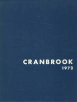 Cranbrook School 1972 yearbook cover photo