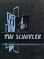 Schuylerville High School 1959 yearbook cover photo