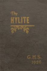 Granton High School 1926 yearbook cover photo