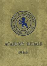 Gould Academy 1964 yearbook cover photo