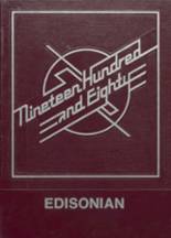 Thomas A. Edison Junior-Senior High School 1980 yearbook cover photo