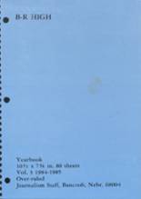 1985 Bancroft High School Yearbook from Bancroft, Nebraska cover image