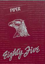 1985 Galway Central High School Yearbook from Galway, New York cover image
