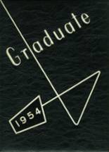 Greenville High School 1954 yearbook cover photo