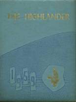 Cloudland High School 1959 yearbook cover photo