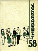 Quincy High School 1958 yearbook cover photo