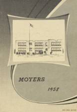 Moyers High School 1958 yearbook cover photo