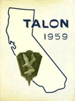 California High School 1959 yearbook cover photo