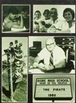 Gore High School 1980 yearbook cover photo