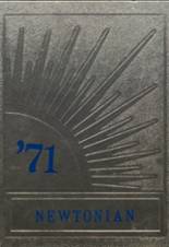 Newton Local High School 1971 yearbook cover photo