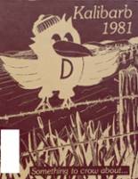 Dekalb High School 1981 yearbook cover photo