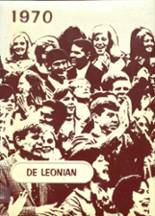 DeLeon High School 1970 yearbook cover photo