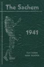 Old Town High School 1941 yearbook cover photo