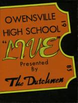 Owensville High School 1983 yearbook cover photo