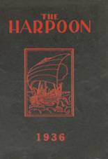 Harlan Community High School 1936 yearbook cover photo