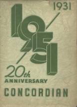 Concord High School 1951 yearbook cover photo