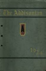 Addison High School 1924 yearbook cover photo