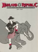 Lake Highland Preparatory School 1988 yearbook cover photo