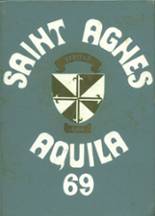 St. Agnes Academy 1969 yearbook cover photo