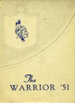 Cotter High School 1951 yearbook cover photo