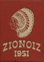 Mt. Zion High School 1951 yearbook cover photo