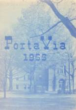 Westfield Academy and Central School 1955 yearbook cover photo