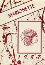 Marion County High School 1987 yearbook cover photo
