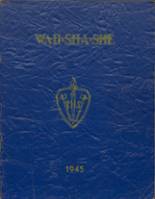 Pawhuska High School 1945 yearbook cover photo