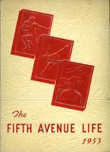 Fifth Avenue High School 1953 yearbook cover photo