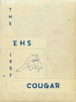 Echo High School 1957 yearbook cover photo