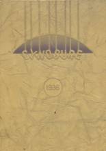 Fargo Central High School 1936 yearbook cover photo