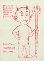Buena Vista High School 1992 yearbook cover photo