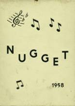 Butler High School 1958 yearbook cover photo